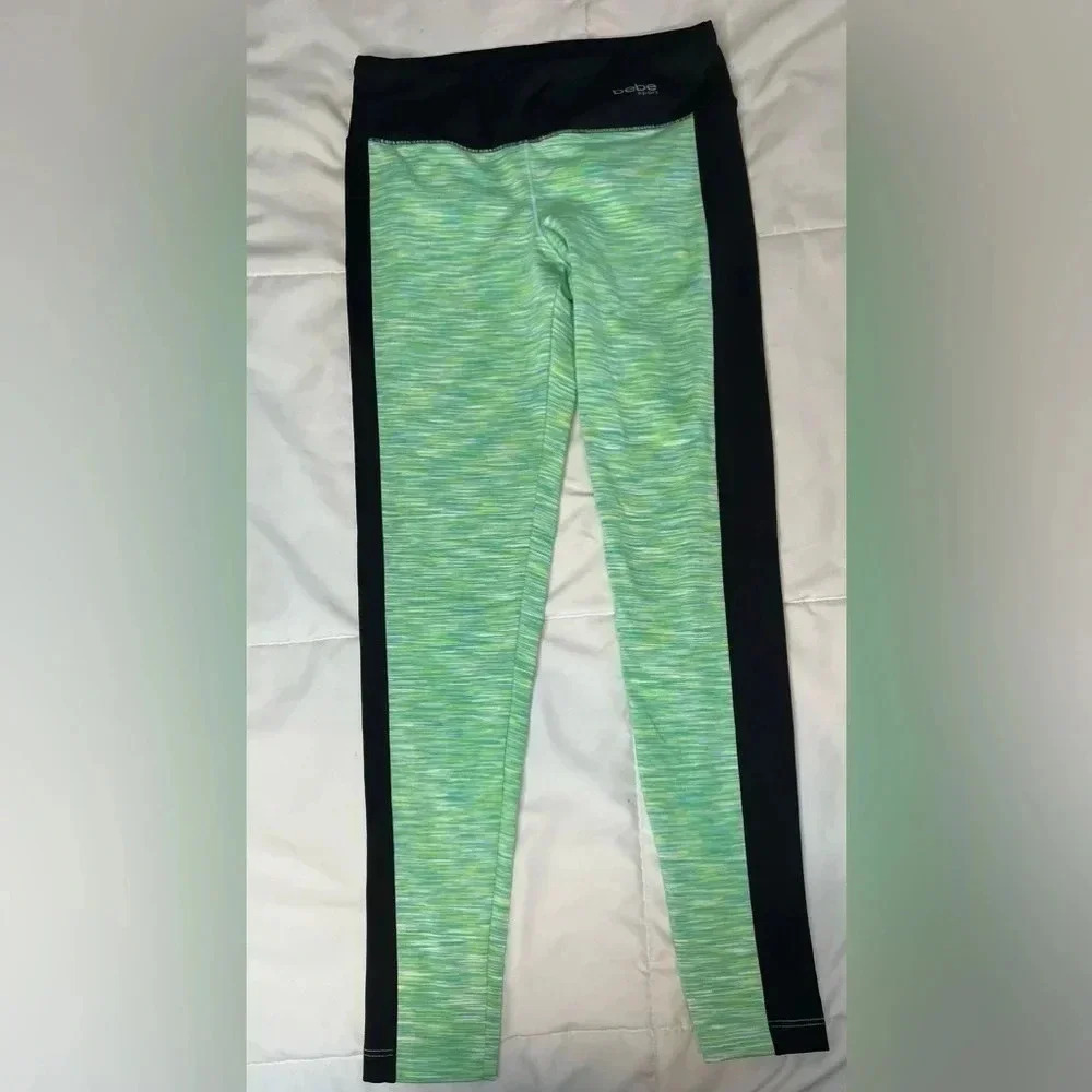 BEBE LEGGING WITH COLOR BLOCK